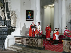 Abschlussvesper der Bischofskonferenz mit Spendung des Bonifatiussegens (© Karl-Franz Thiede)